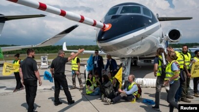 Geneva Airport Briefly Closed as Climate Activists Protest Private