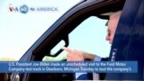 VOA60 America - Biden Test-Drives New Truck to Promote Electric Vehicles