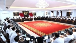 Presiden Prabowo Subianto dalam Sidang Kabinet Paripurna di Istana Kepresidenan, Jakarta, Senin (2/12) meyakini Indonesia tidak akan impor beras pada tahun 2025. (Biro Setpres)