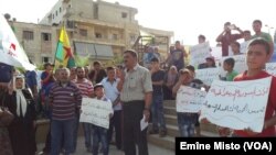 Kurds Protest Kidnapping of Civilians 