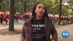 Protestos em DC devido à situação em Tigray, Etiópia