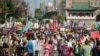 台北上周末舉行反核大遊行