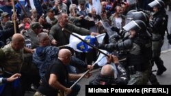 Sukob boraca i policije na glavnoj sarajevskoj saobraćajnici, 5. septembrar 2018. 