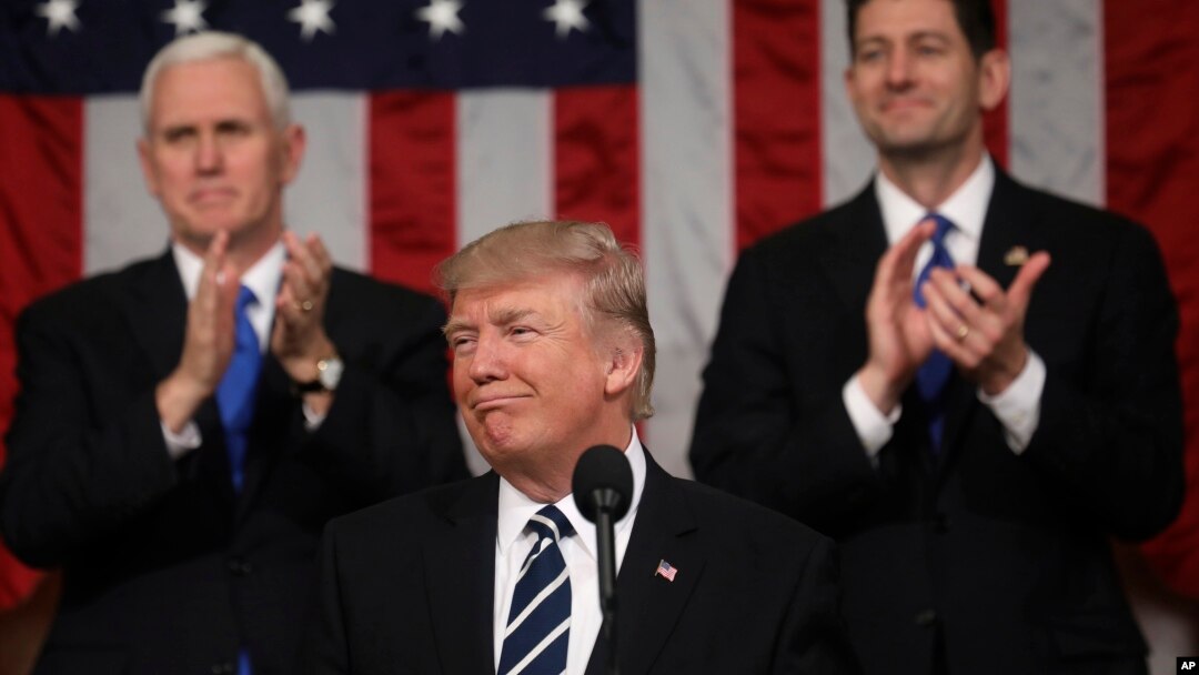 Pemerintah China menyatakan kecewa dengan pidato Presiden AS Donald Trump yang mempersoalkan pindahnya puluhan ribu pabrik dari Amerika ke China, Selasa (28/2).