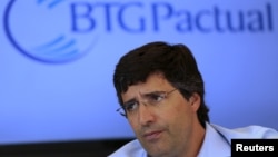 Andre Esteves, CEO of BTG Pactual SA bank, is pictured during an interview in Sao Paulo, July 22, 2014.