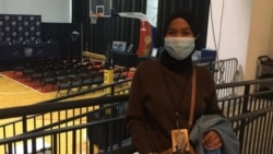 Rosfatima Jamal saat menjadi sukarelawan untuk sebuah pertunjukan lokal di Virginia (dok: Rosfatima Jamal)