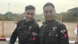 မြန်မာ ဆိုင်ကယ်သမား ၂ ဦး ဗြိတိန်ခရီးစဉ် စတင်ပြီ