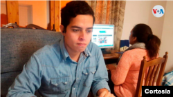 El periodista de Despacho 505, Uriel Velázquez. [Foto: Cortesía].