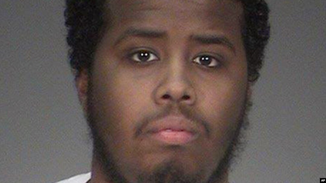 Mohamed Abdihamid Farah, one of several Minnesota men facing trial for allegedly plotting to join the Islamic State group, appears in an undated photo provided by the Washington County Sheriff's Office in Stillwater, Minn.