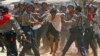 緬甸官方媒體指學生引發暴力衝突