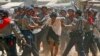 Media Resmi Myanmar Salahkan Demonstran atas Kerusuhan