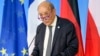 FILE - In this Friday, Sept. 10, 2021 file photo, French Foreign Minister Jean-Yves Le Drian speaks in Weimar, Germany.