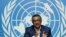 FILE - Director-General of the World Health Organization (WHO) Tedros Adhanom Ghebreyesus gives a news conference at the United Nations in Geneva, Switzerland, Aug. 14, 2018.