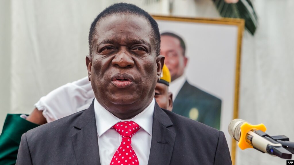 File Zimbabwean President Emmerson Mnangagwa Is Pictured At A Ceremony At The State House In File Zimbabwean President Emmerson Mnangagwa Is Pictured At A Ceremony At The State House In
