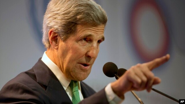 El secretario de Estado norteamericano John Kerry dijo que al no haber adoptado soluciones, el cambio climático 