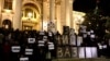 Protest zbog zagađenja vazduha, ispred Skupštine Grada Beograda, u Beogradu, 5. februara 2020. (Foto: RFE/RL/Aleksandar Anđić)