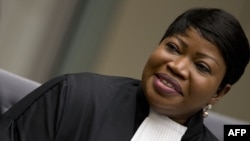 Fatou Bensouda, procureure de la CPI, La Haye, le avri 2018
