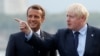 Presiden Perancis Emmanuel Macron (kiri) dan PM Inggris Boris Johnson (foto: dok).