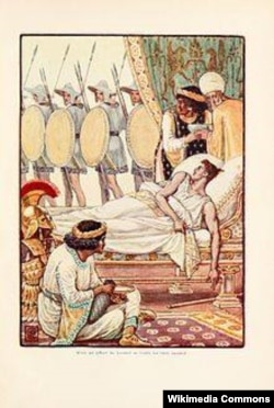 تصویری از مرگ اسکندر