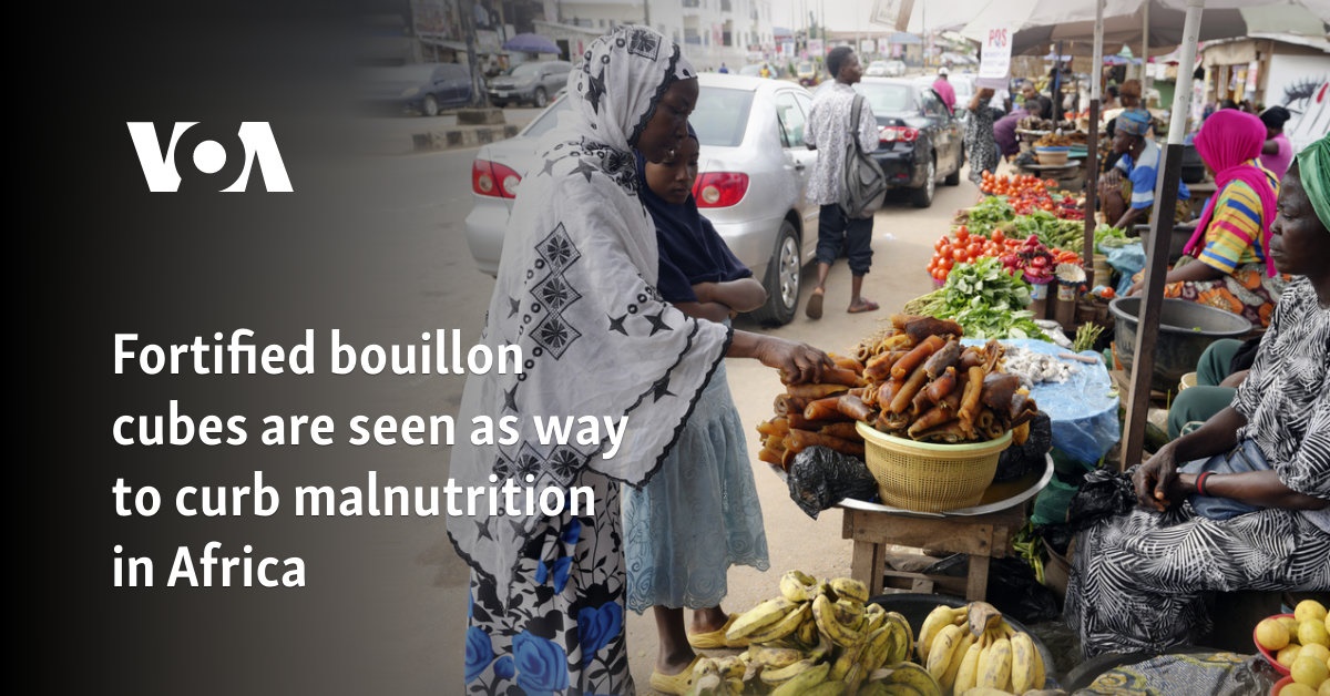 Fortified bouillon cubes are seen as way to curb malnutrition in Africa