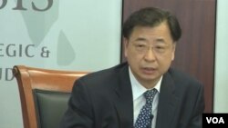 지난 3일 워싱턴의 민간 단체인 전략국제문제연구소(CSIS) 토론회에 참가한 서훈 전 한국 국정원 차장. (자료사진)