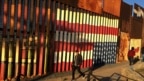 Biên giới giữa Mỹ và Mexico ở Tijuana, bang California