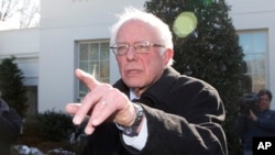 Le sénateur Bernie Sanders, candidat plus âgé des candidats à la Maison Blanche