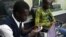 Un étudiant de l'université virtuelle à Abidjan, le 28 novembre 2019. (Photo by ISSOUF SANOGO / AFP)