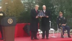 Centenaire 14-18: Trump au cimetière américain de Suresnes (vidéo)