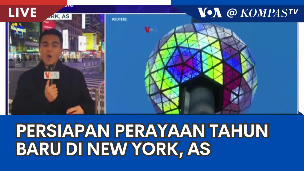 Laporan VOA untuk Kompas TV: Persiapan Perayaan Tahun Baru di Amerika Serikat