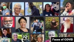 Some of the victims of COVID-19 featured on the Faces of COVID Twitter page 
