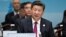 Presiden China Xi Jinping memberikan pidato pada pembukaan KTT G20 di Hangzhou, Zhejiang, China hari Minggu (4/9). 