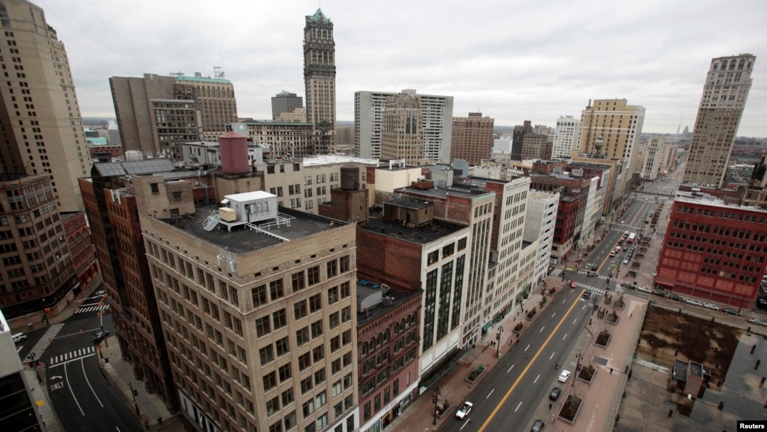Kota Detroit, negara bagian Michigan mengalami defisit anggaran lebih dari 300 juta dolar dan memiliki utang jangka panjang hampir 14 milyar dolar (foto: dok).