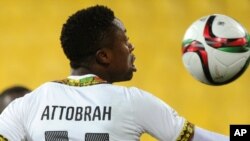 Abraham Attobrah, numéro 11 de l'équipe du Ghana 