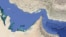霍尔木兹海峡地图。