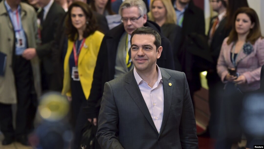 PM Yunani Alexis Tsipras di Brussels, 20 Maret 2015 (Foto: REUTERS/Eric Vidal)