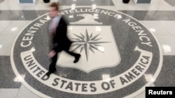 FILE - The lobby of the CIA Headquarters Building in Langley, Virginia, U.S. 