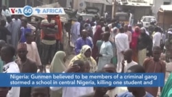 VOA60 Afrikaa - Dozens kidnapped from a school in central Nigeria