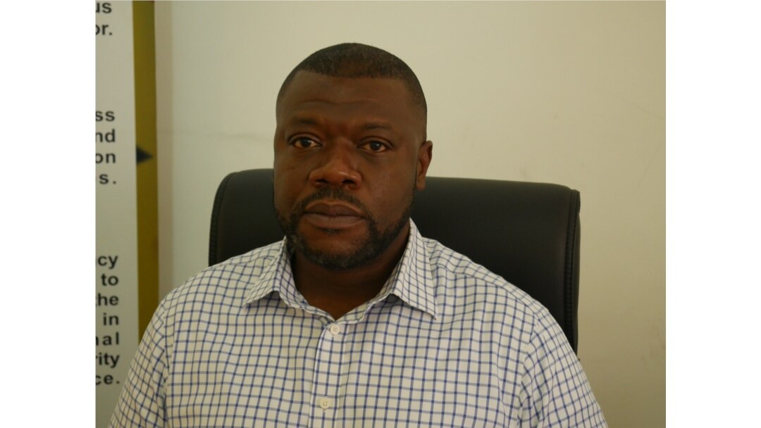 On Oct. 27, 2020, Tetteh Padi, from the Ghana Refugee Board says the board is processing Ivorians entering Ghana for asylum. (Stacey Knott/VOA)