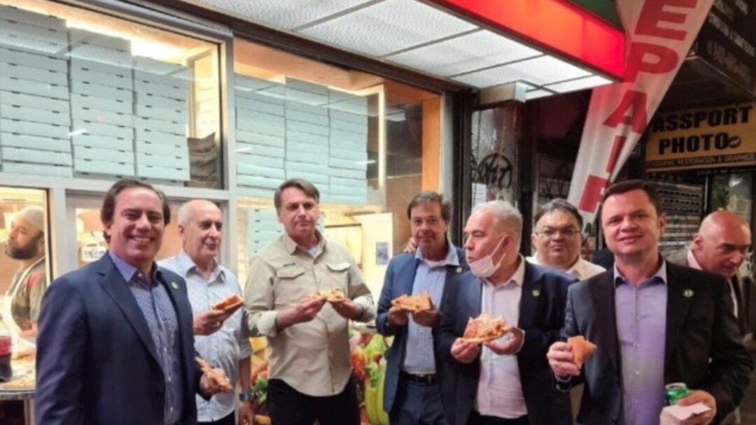 Presidenti Bolsonaro (i treti nga e majta) (Foto INSTAGRAM/@GILSONMACHADONETO via REUTERS )