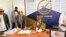 Saif al-Islam al-Gaddafi, son of Libya's former leader Moammar al-Gadhafi, registers as a presidential candidate for the December 24 election, at the registration centre in the southern town of Sebha, Nov. 14, 2021. 