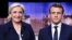 Predsednički kandidati Marin le Pen i Emanuel Makron pred TV duel 