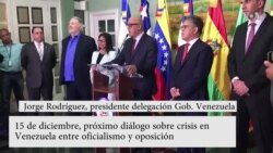 Venezuela: 15 diciembre, próxima cita de diálogos