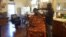 Barber Ray Jefferson has lived in Mount Pleasant for 25 years. (W. Gallo/VOA)
