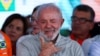 El presidente brasileño, Luiz Inácio Lula da Silva, hace un gesto mientras asiste a una ceremonia de anuncio de inversión en el Astillero Rio Grande (Ecovix), en Rio Grande, Rio Grande do Sul, Brasil, el 24 de febrero de 2025. REUTERS/Diego Vara.