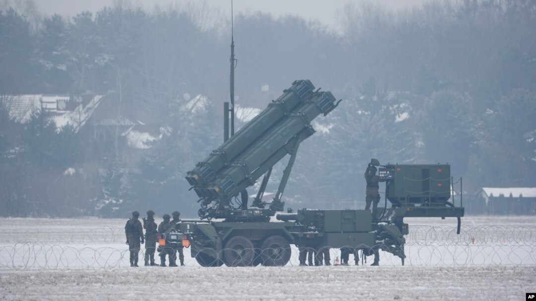 Комплекс Patriot на защите Варшавы, 6 февраля 2023 года