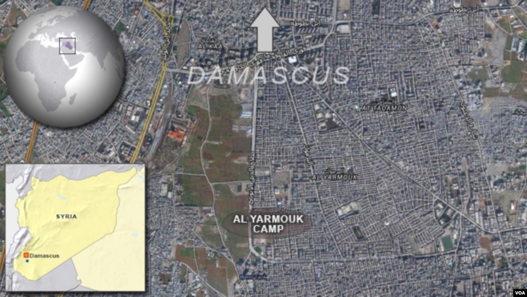 Yarmouk refugee camp, near Damascus, Syria