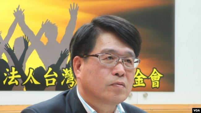 台灣民意基金會董事長游盈隆(美國之音張永泰拍攝)