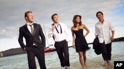 From left: Scott Caan, Alex O'Loughlin, Grace Park and Daniel Dae Kim star in the television program "Hawaii Five-0."