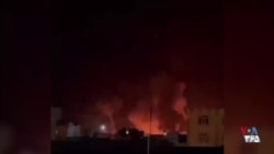 تصاویر منتسب به حمله به «اسکله بندر لنگه» در شامگاه پنج‌شنبه ۲۸ اسفند